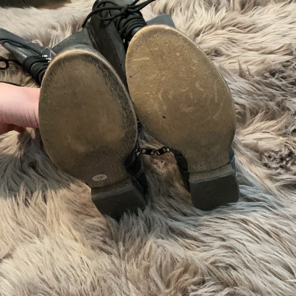 Steve Madden Tall Lace-up Boots - Picture 4 of 4